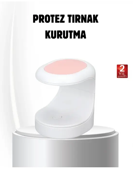 Led Mini Oje Kurutucu Taşınabilir Hızlı Kuruma Cihazı 3 Led Işıklı