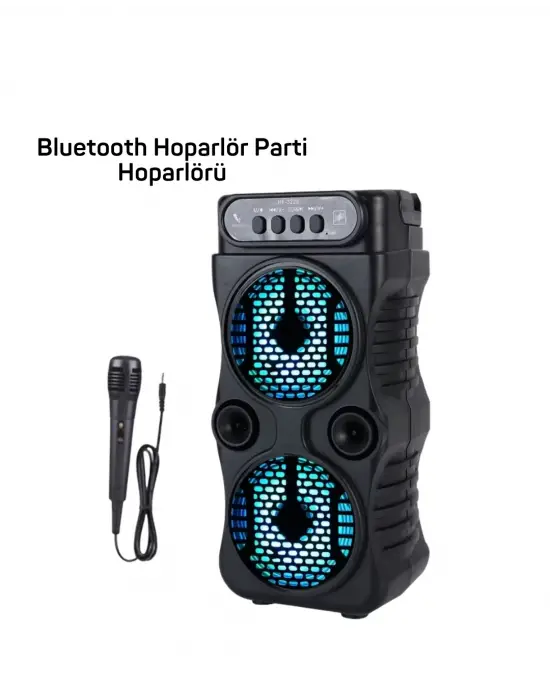 Led Parti Işıklı Bluetooth Hoparlör