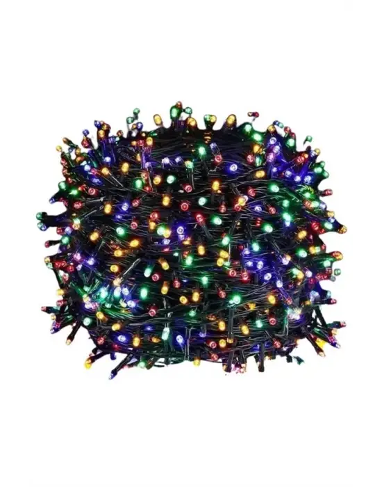 Ledli Fişli Led Dekor Lambası 5m Rgb Yılbaşı Ağacı Işığı