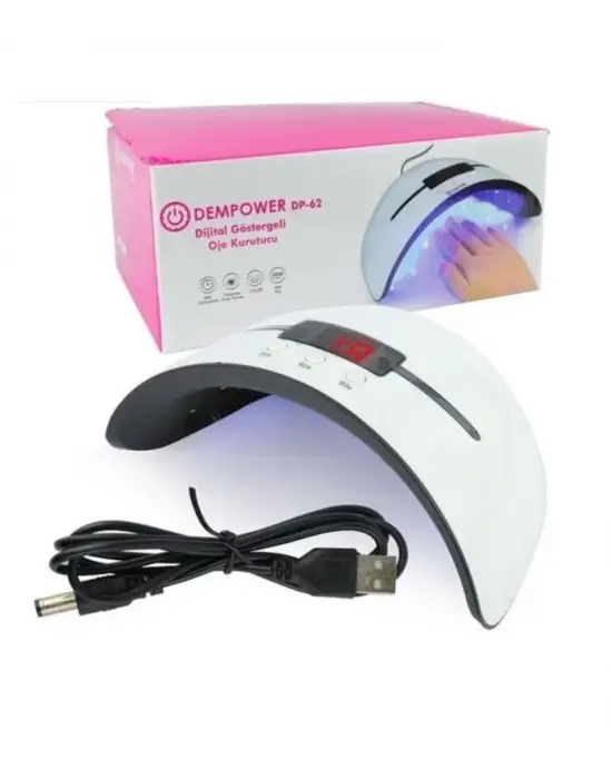 Omarı Taşınabilir Dijital Göstergeli Profesyonel Oje Kurutucu