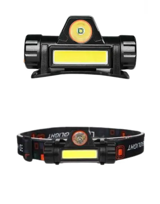 Ledli Şarjlı Kafa Lambası Led Şarjlı Su Geçirmez Kafa Feneri