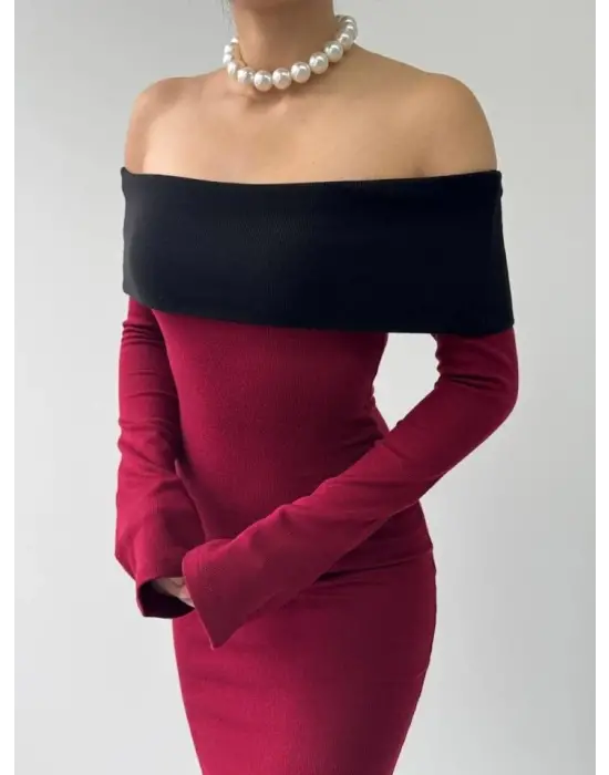 Omarı Yazın Şıklığı: Madonna Yaka Elbise