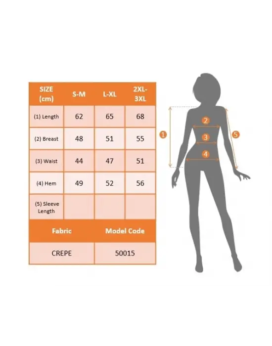 Omarı Hafif Kumaşlı Leopar Desen Bluz