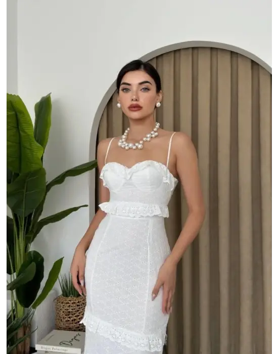 Lere Ip Askılı Elbise