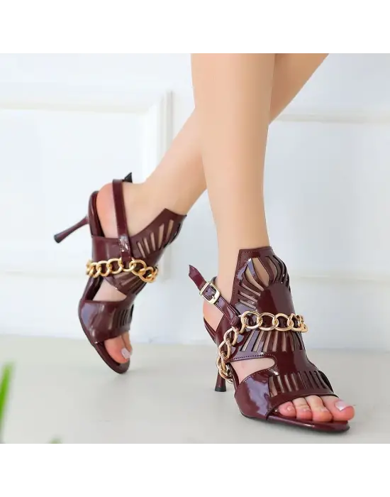 Zarif Rugan Topuklu Ayakkabı