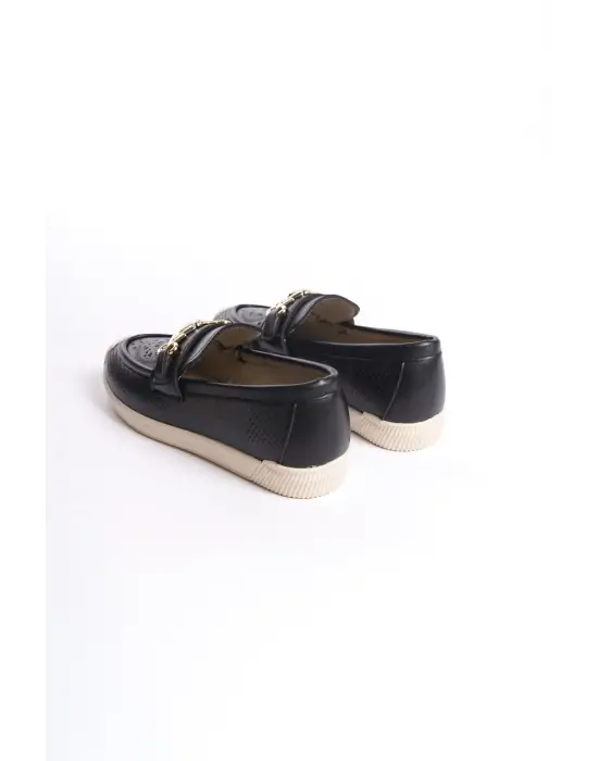 Çiçek Desenli Bayan Babet Ayakkabı