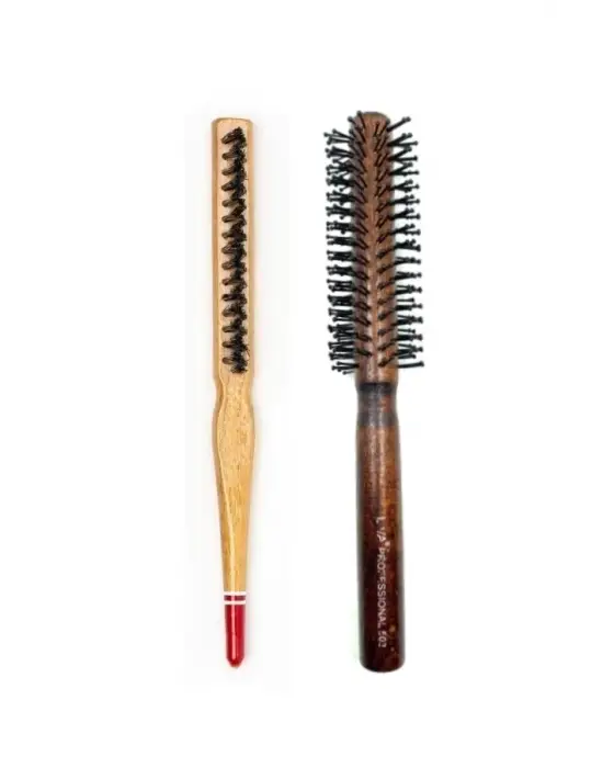 Liva 503& 690 Profesyonel Yanmaz Set Topuz Saç Fırçası-2li