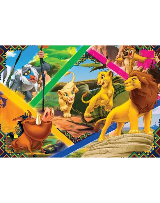 LK 113 Aslan Kral Puzzle 200 Parça - Ks Puzzle