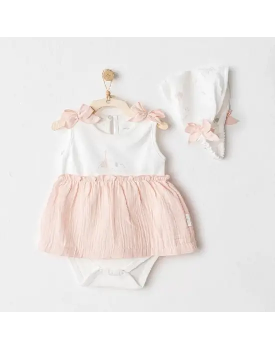 Love Family Bebek Elbise Takım Salmon