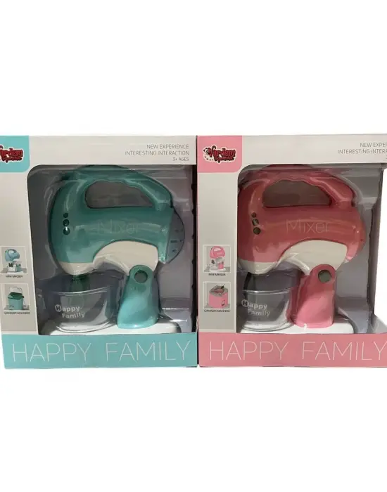 Omarı Pilli Işıklı Mikser - Renkli Eğlence Mutfakta