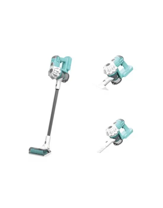 Omarı 3-in-1 Dikey Elektrik Süpürgesi Ekranlı Kutu Yeşil-Gri