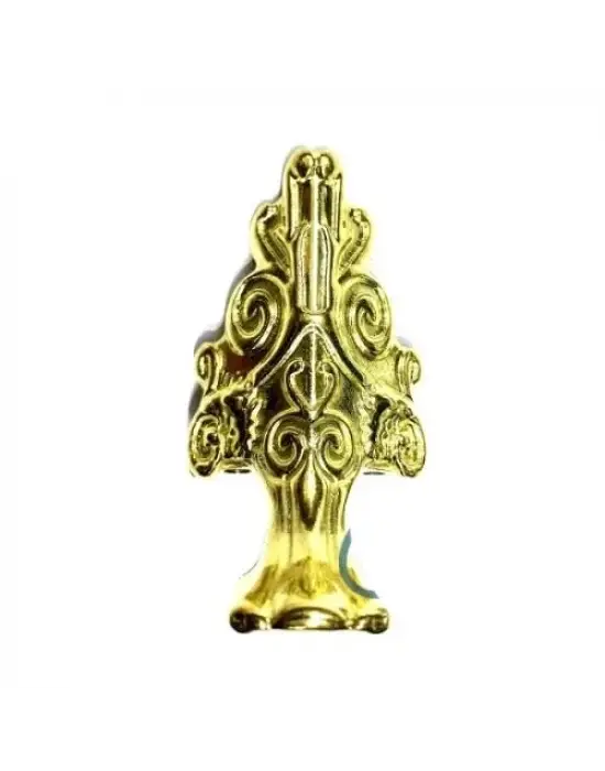 Lükens Sandık Ayağı, Kutu Ayak 4 Cm - Sarı