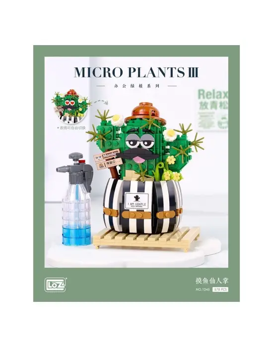 LZ1245 LOZ Kaktüs Blok Seti -Vagon life