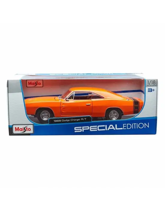 MAIS 31387 1969 Dodge Charger RT 1: 18  Model Araba -Necotoys