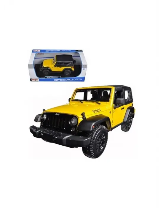 MAIS 31676 Maisto 2014 Jeep Wrangler 1:18 Special Edition Model Araba