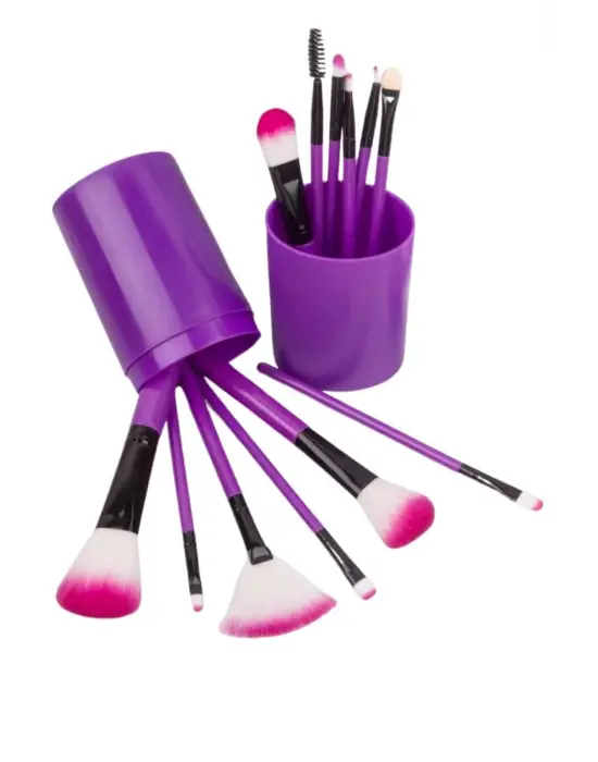 Makyaj Fırçası 12 Parça Set Yumuşak Uçlu Göz Makyajına Uygun Hafif Ve Taşınabilir Çanta