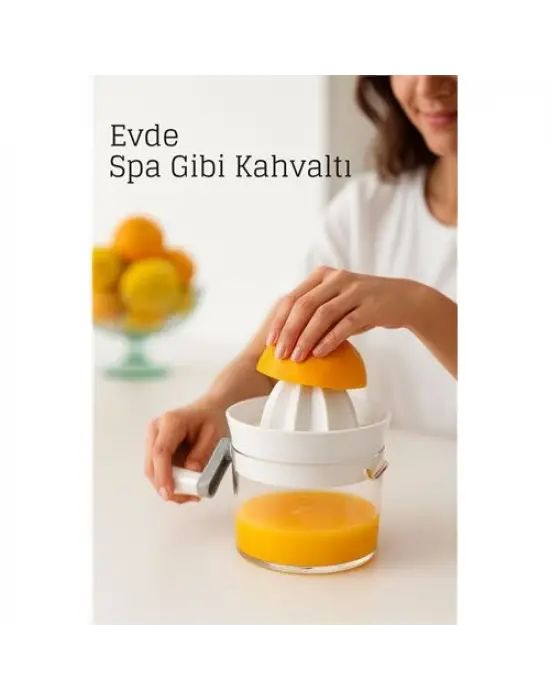 Manuel Kollu Narenciye Sıkacağı – 500 ml Kapasiteli, 17x12 cm, Pratik ve Dayanıklı