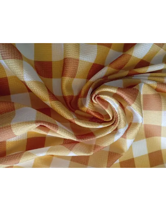 Masa Örtüsü & Piknik Örtsü -Raşel Kumaş 120 cm X 160 cm -Kare Desenli