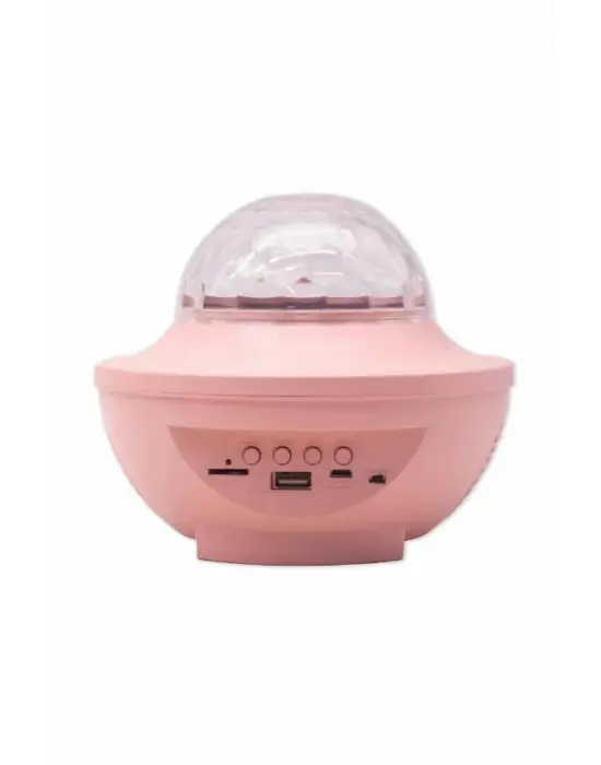 Masa Ve Gece Lambası Renkli Projektör Işıklı Disko Topu Bluetooth Hoparlör