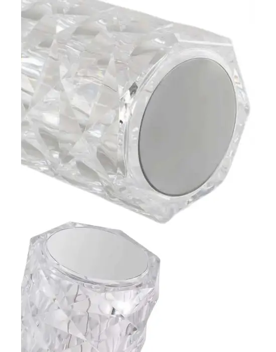 Masa Ve Gece Lambası Şık Ve Dayanıklı Sensörlü Şarjlı Kristal Lamba