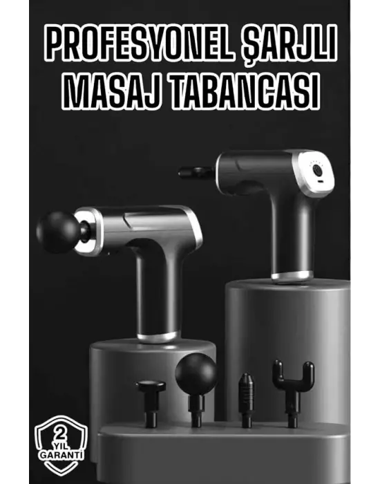 Masaj Aleti Masaj Tabancası Darbeli Şarjlı Kas Ve Vücut Ağrıları İçin