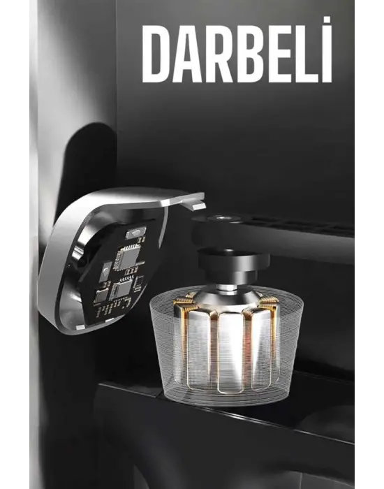 Masaj Aleti Masaj Tabancası Darbeli Şarjlı Kas Ve Vücut Ağrıları İçin