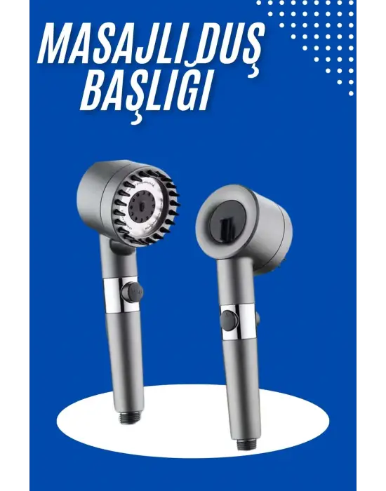 Masaj Etkili Duş Başlığı Yeni Nesil Çok Fonksiyonlu Ayarlanabilir Filtreli