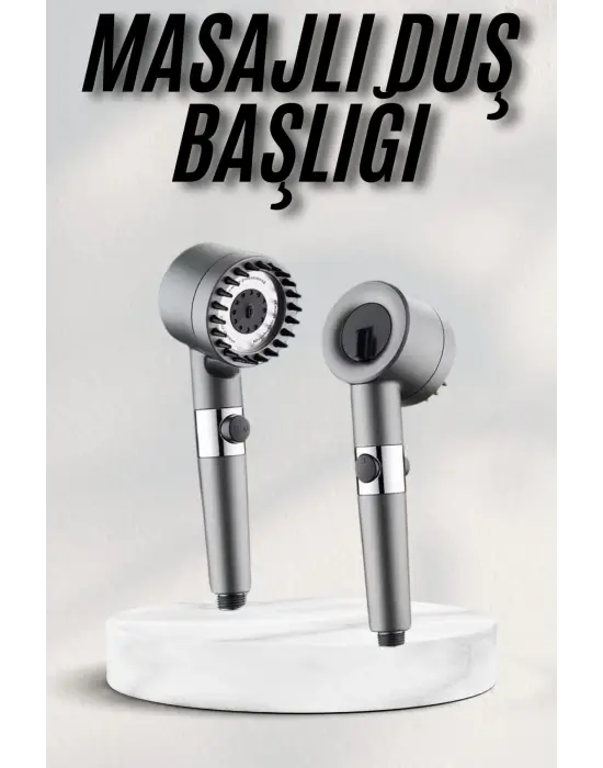 Masaj Etkili Turbolu Çok Fonksiyonlu Filtreli Duş Başlığı Yeni Nesil