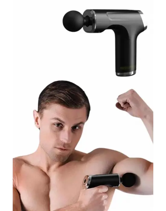 Masaj Tabancası 24v Type-c Hızlı Şarj Girişli Masaj Aleti Uzun Ömürlü