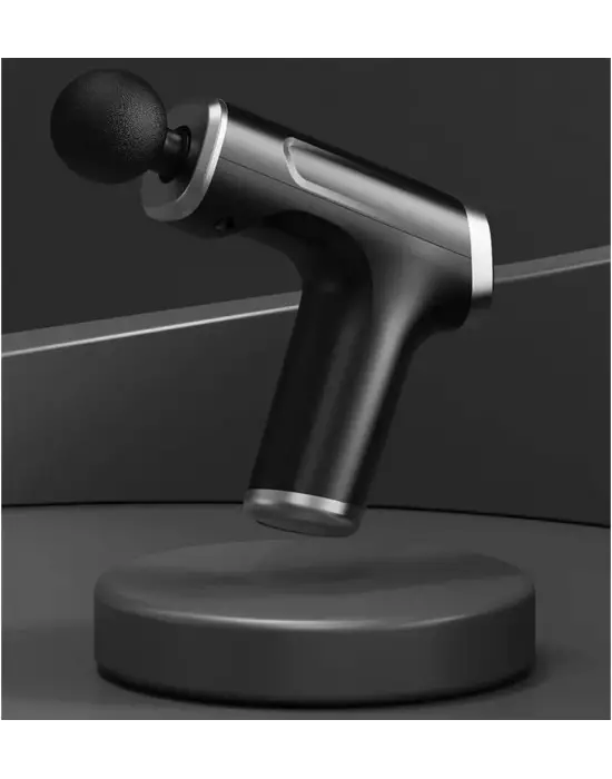 Masaj Tabancası 4 Başlıklı Kas Ve Vücut Ağrıları İçin Şarjlı Darbeli