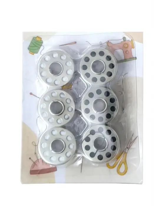 Omarı Metal Siyah-Beyaz Masura İpli Set