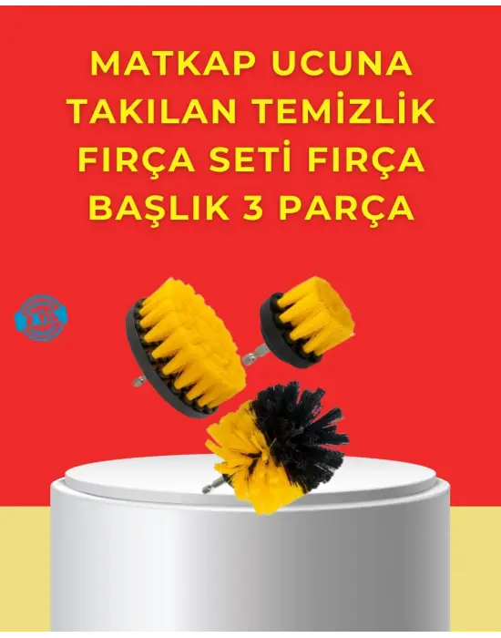 Matkap Ucu Temizlik Atı 3’lü Fırça Seti