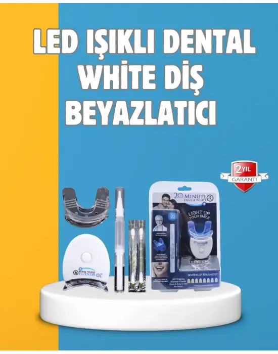 Mavi Işık Teknolojisi İle Güvenli Diş Beyazlatıcı Sistem