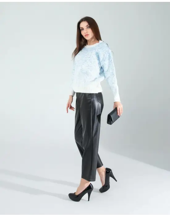 Göz Alıcı Kar Tanesi Triko Kazak