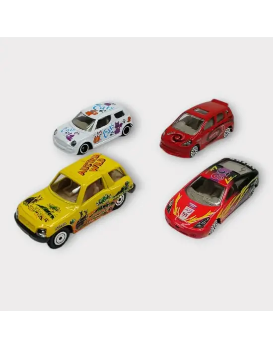 Omarı Çocuklar İçin Şehir Temalı Metal Araç Seti