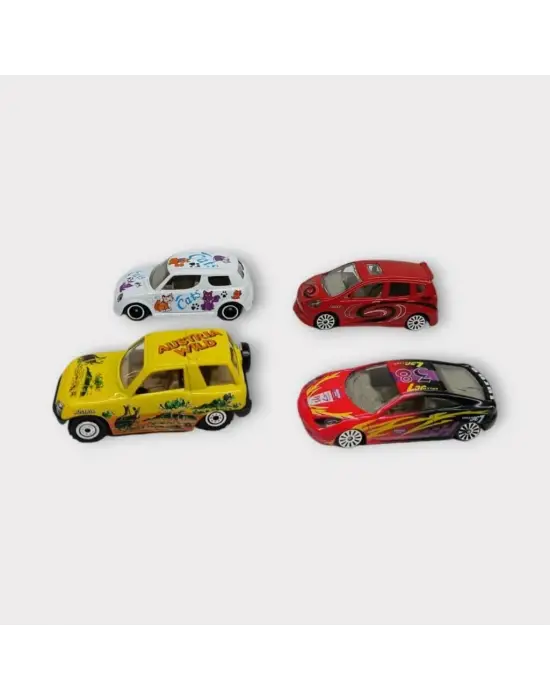 Omarı Çocuklar İçin Şehir Temalı Metal Araç Seti