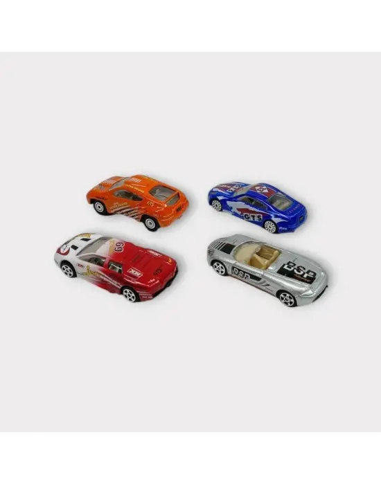 Omarı Metal Araç Seti - Spor Araba Tekerlekleri