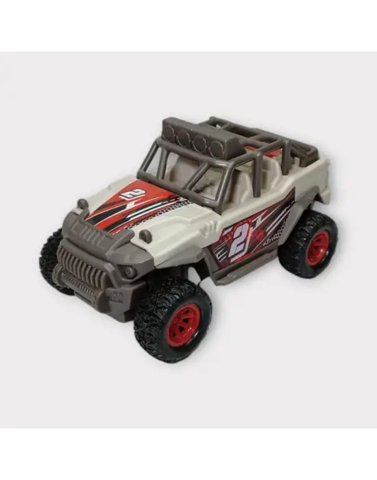 Omarı Sesli ve Işıklı Arazi Aracı Buggy - Gri