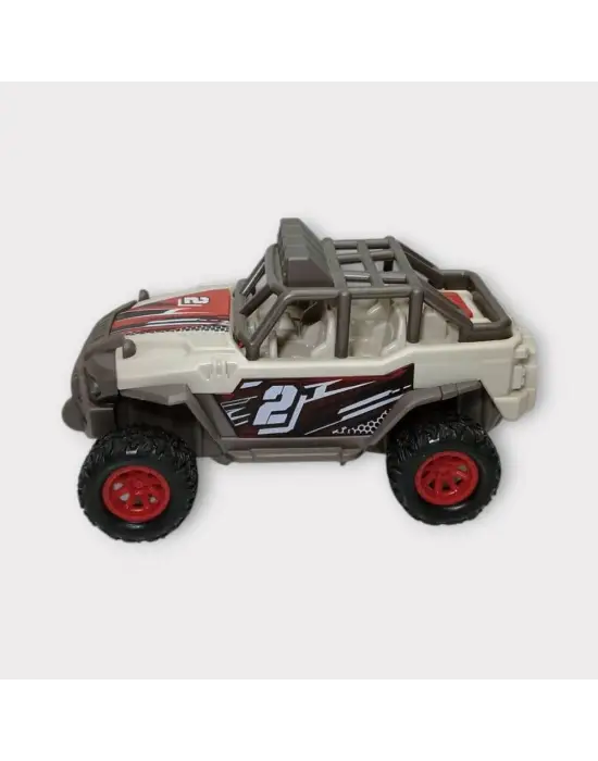 Omarı Sesli ve Işıklı Arazi Aracı Buggy - Gri