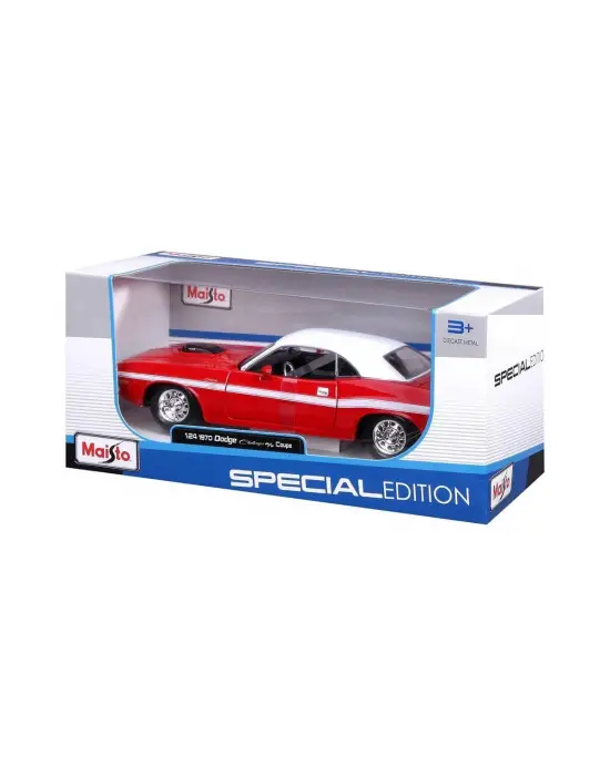 MAY 31263 1970 Dodge Challenger RT Coupe 1:24 Model Araba -Necotoys