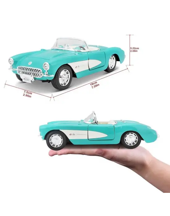 MAY 31275 1957 Chevrolet Corvette  1:24 -Necotoys