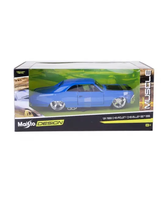 MAY 31333 1:24 1966 Chevrolet Chevelle SS 396 Model Araba -Necotoys