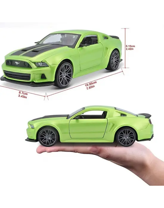 MAY 31506 2014 Ford Mustang Street Racer 1:24 Model Araba -Necotoys