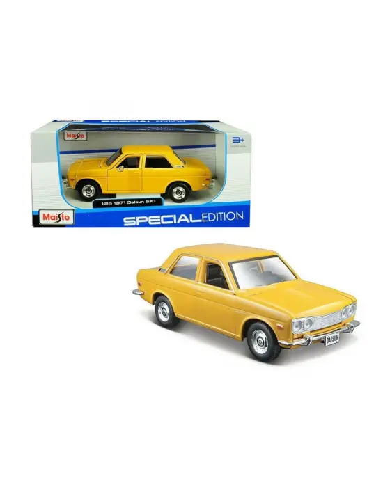 MAY 31818 1:24 1971 Model Araba Datsun 510 -Necotoys
