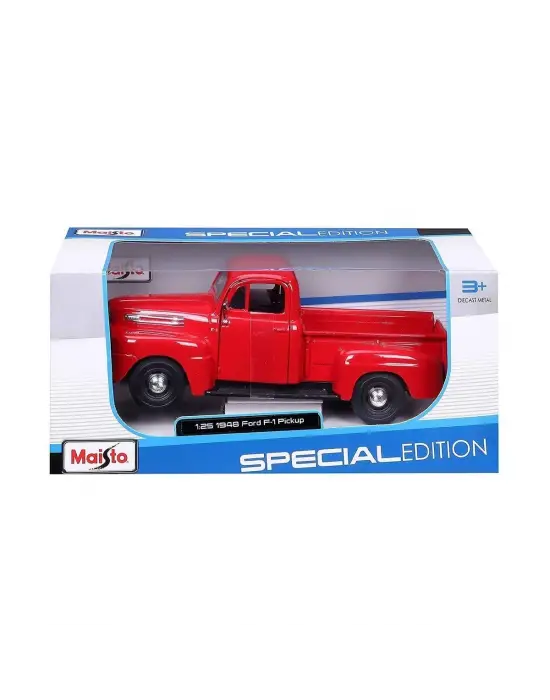 Omarı Klasik Ford F-1 Pick Up Model Araba - 1:25 Ölçekli Detaylarla