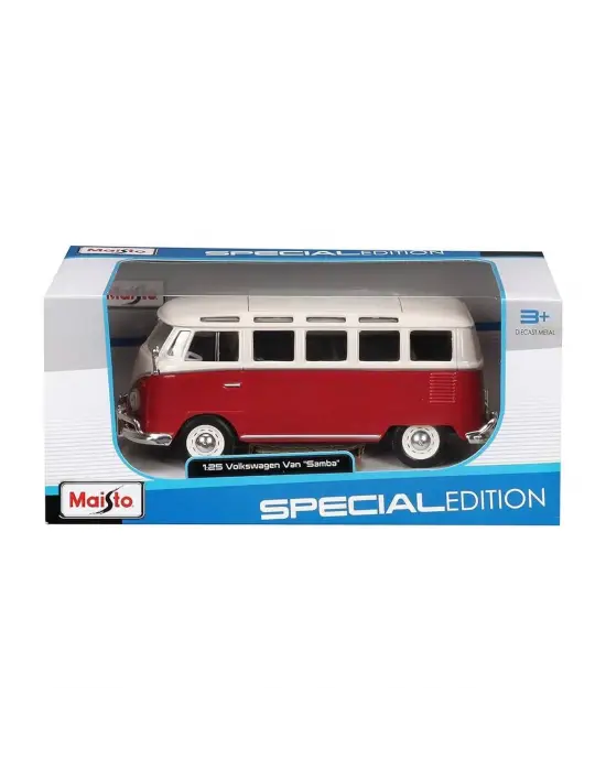MAY 31956 Volksvagen Van Samba 1:25 Model Araba -Necotoys