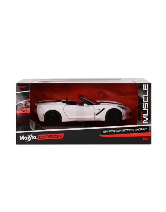 MAY 32501 2014 Corvette Stingray 1:24 Model Araba -Necotoys