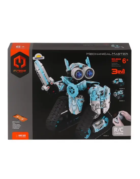Omarı Mekanik Master Kumandalı Robot Araba Blokları 3IN1 - Parça