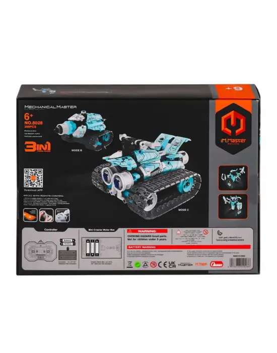 Omarı Mekanik Master Kumandalı Robot Araba Blokları 3IN1 - Parça