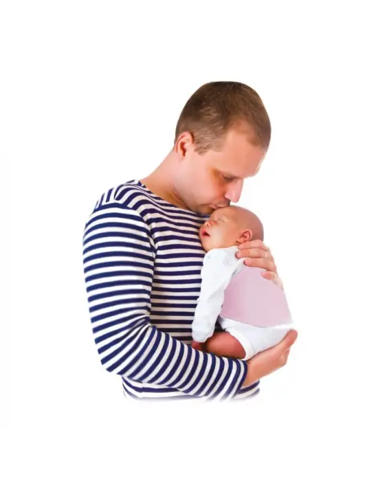 Omarı Bebekler İçin Özel Tasarlanmış Pembe Bel Koruyucu